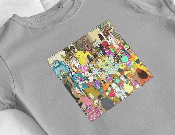 Bluzka damska z naszywką Rick and Morty 02