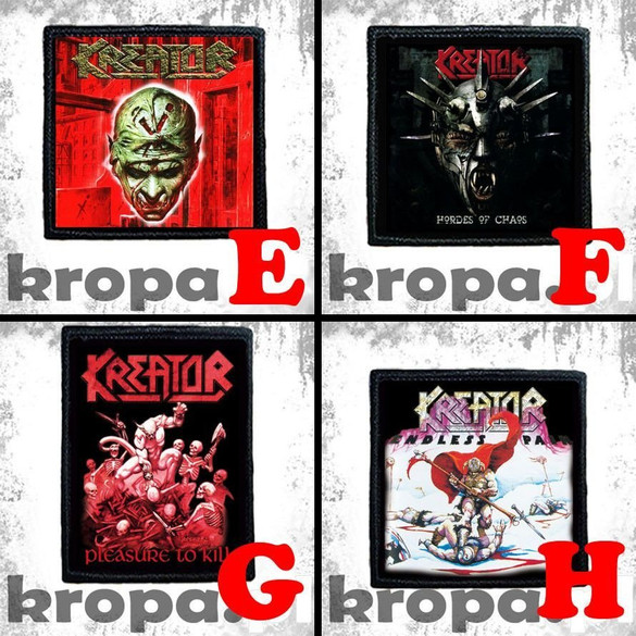 Naszywka KREATOR 8 X 8 cm Dużo Wzorów!