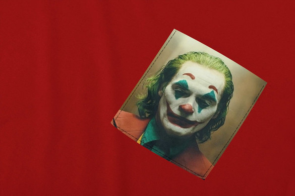 Koszulka z kieszonką JOKER FACE 1