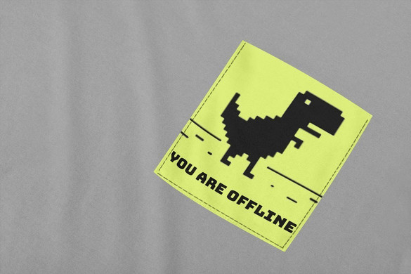 Koszulka z kieszonką OFFLINE