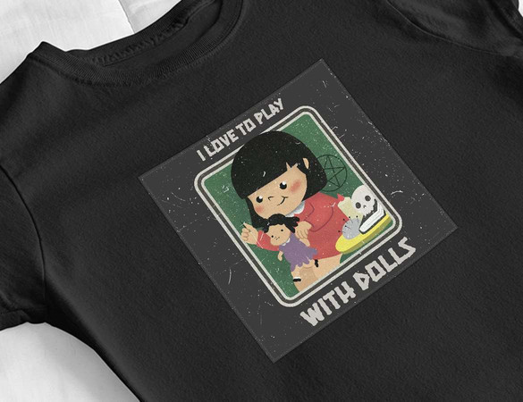 Bluzka damska z naszywką I love to play...