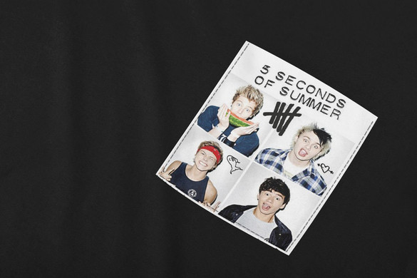 Koszulka z kieszonką 5 SECONDS