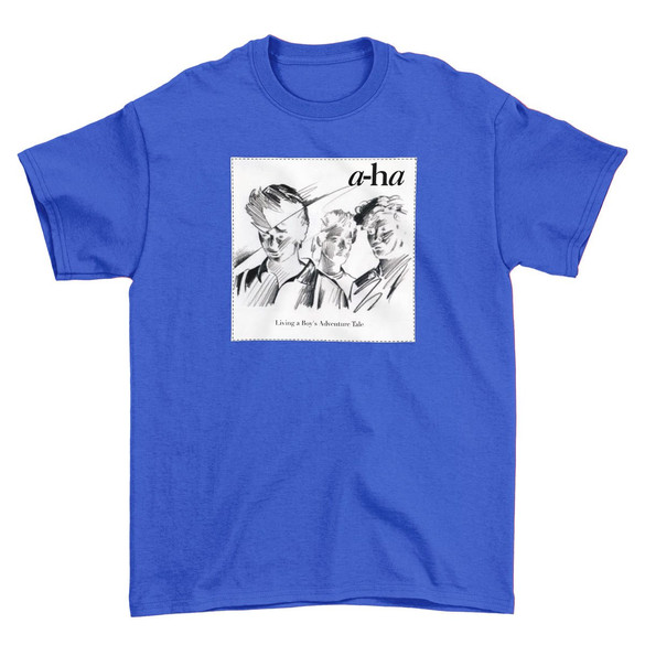 Koszulka z naszywką  A-HA  Living..