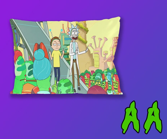 Poduszka RICK and MORTY 60x40cm WZORY + imię GRATIS