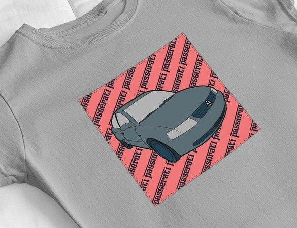 Bluzka damska z naszywką Volkswagen passerati