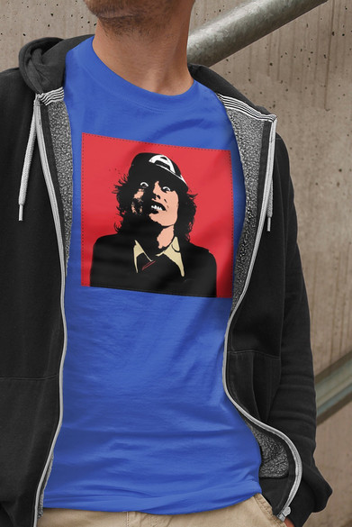 Koszulka z naszywką AC/DC Angus Young