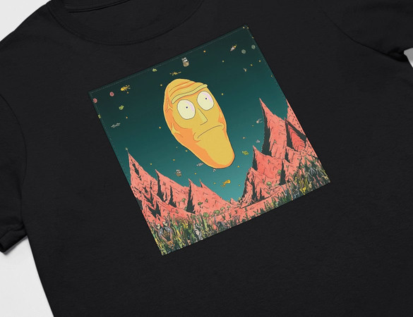 Koszulka z naszywką Rick and Morty 05