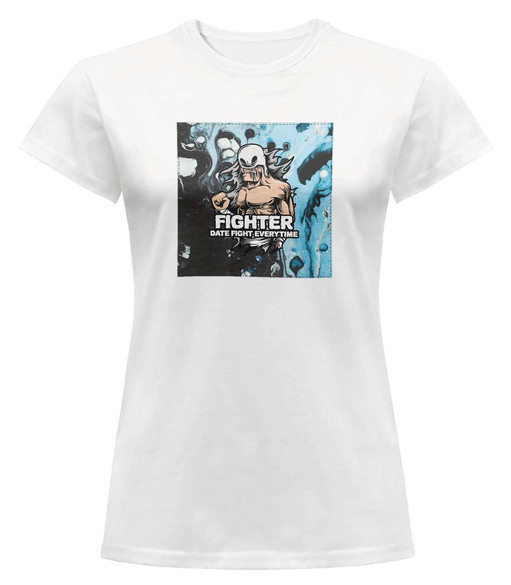 Bluzka damska z naszywką FIGHTER