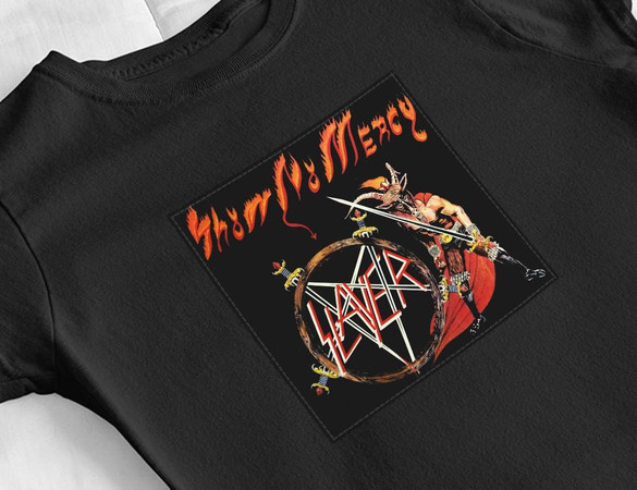 Bluzka damska z naszywką Slayer Show no mercy