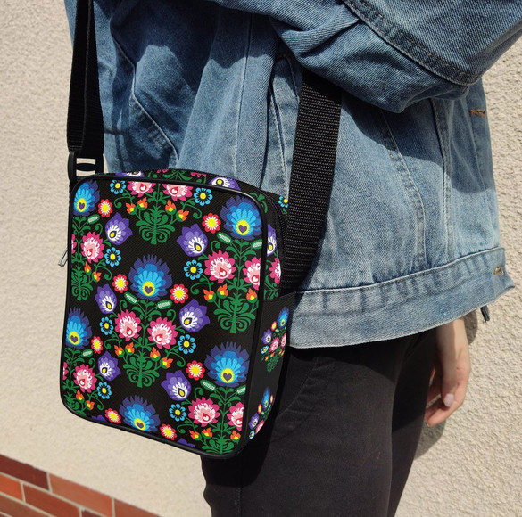 Torba Listonoszka Wzory Łowickie 02 Dodaj Napis!