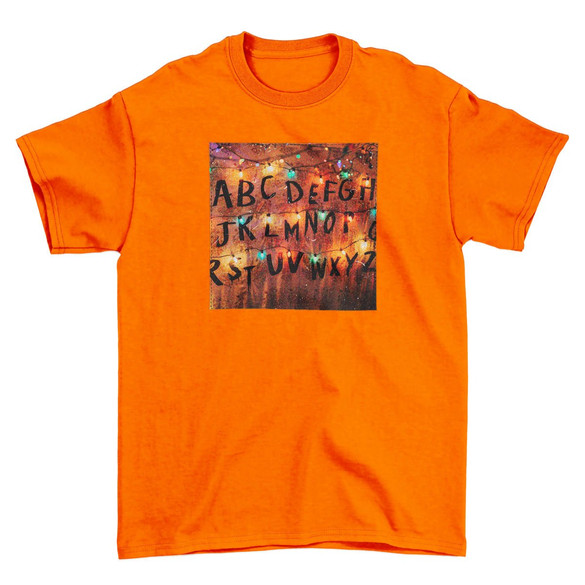 Koszulka z naszywką Stranger Things ABC