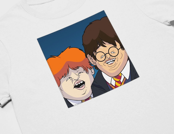 Koszulka z naszywką  Harry Potter parody