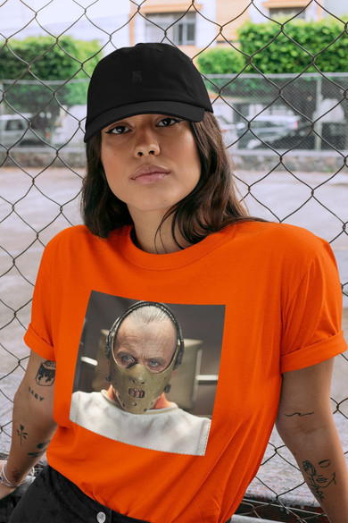 Koszulka z naszywką Hannibal Lecter