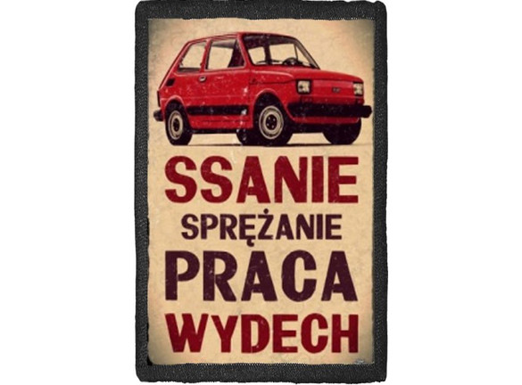 Naszywka SSANIE SPRĘŻANIE PRACA WYDECH