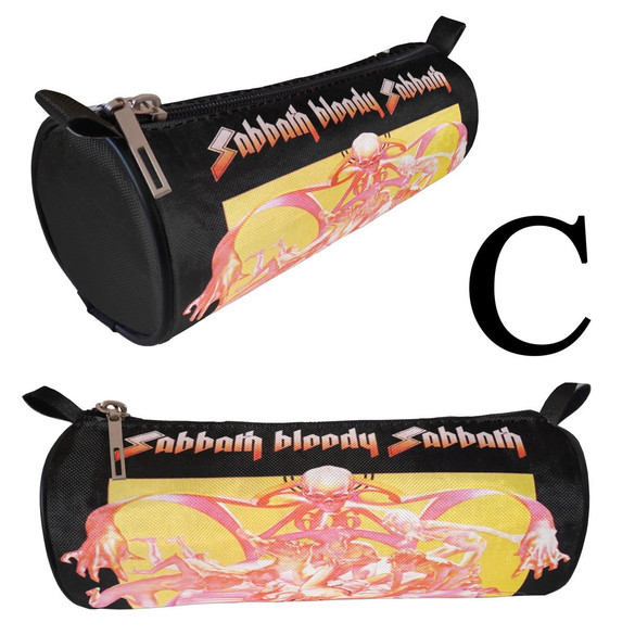 BLACK SABBATH Piórnik szkolny tuba WZORY