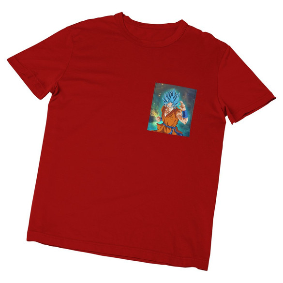 Koszulka z kieszonką DRAGON BALL SON GOKU