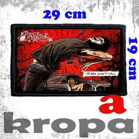 Naszywka duża na ubranie BULLET FOR MY VALENTINE