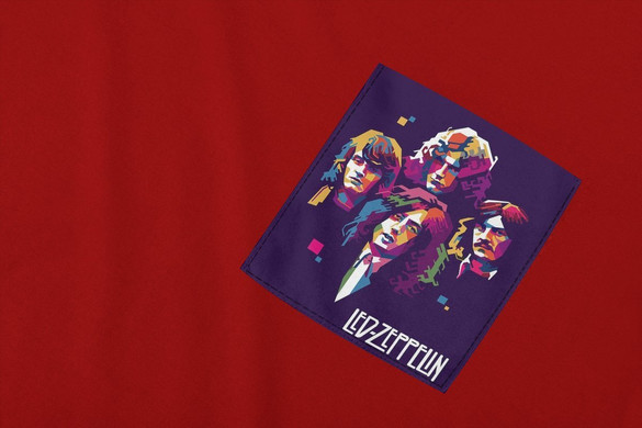 Koszulka z kieszonką Led Zeppelin 02
