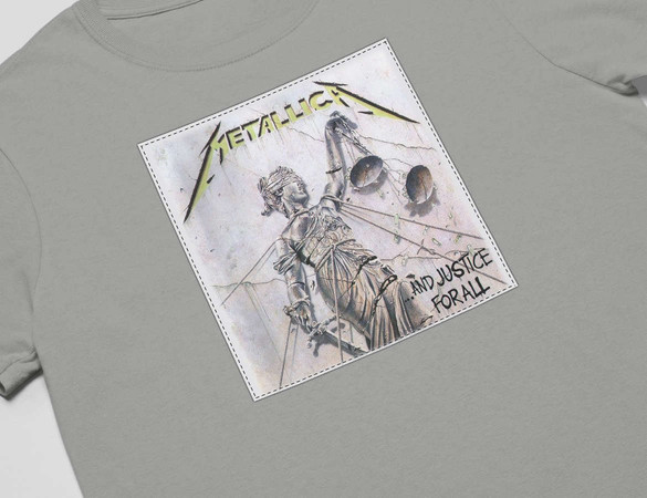 Koszulka z naszywką Metallica And Just