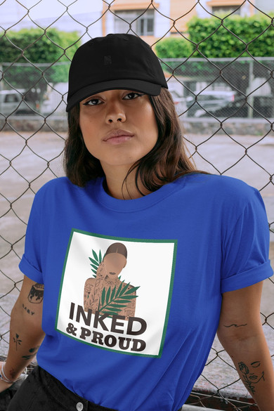 Koszulka z naszywką Inked&Proud