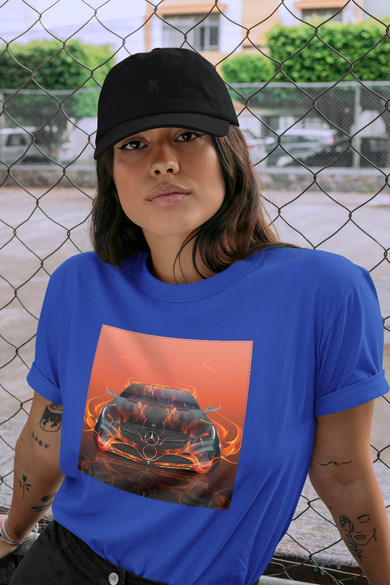 Koszulka z naszywką Mercedes-fire