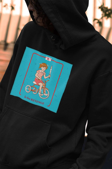 Bluza z naszywką Is for revenge