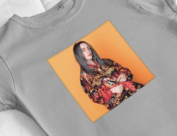 Bluzka damska z naszywką Billie Eilish 02