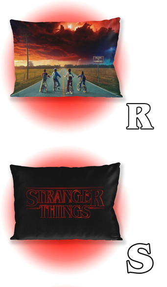 STRANGER THINGS Zestaw poduszka kubek WZORY+GRATIS