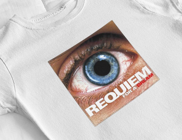 Bluzka damska z naszywką Requiem for a dream 01