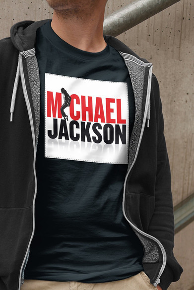 Koszulka z naszywką Michael Jackson 03