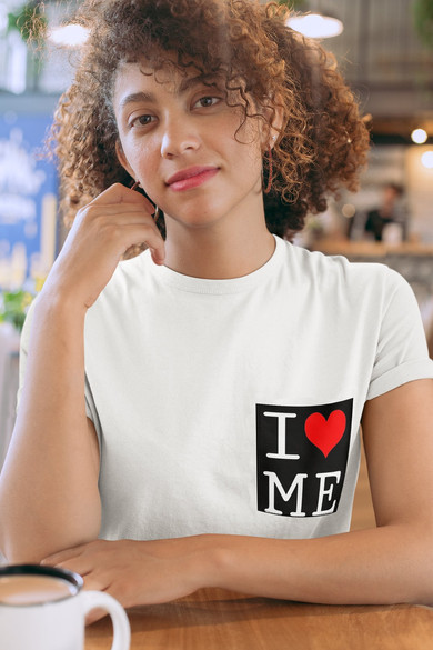 Koszulka z kieszonką I LOVE ME