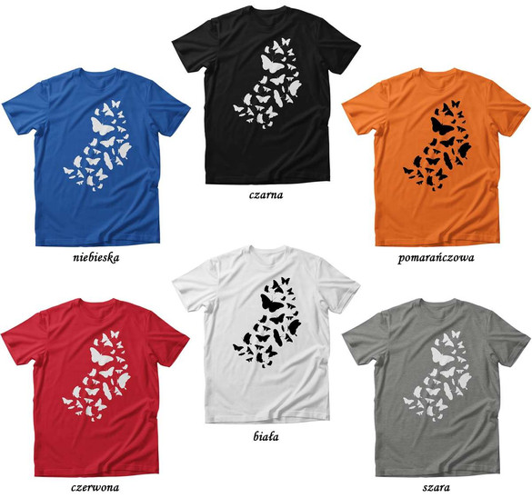 Koszulka MOTYLE / BUTTERFLIES