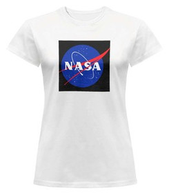 Bluzka damska z naszywką NASA logo