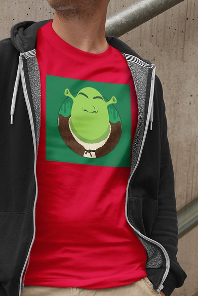 Koszulka z naszywką SHREK