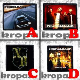 Naszywka NICKELBACK 10 x 10 cm  Dużo Wzorów!