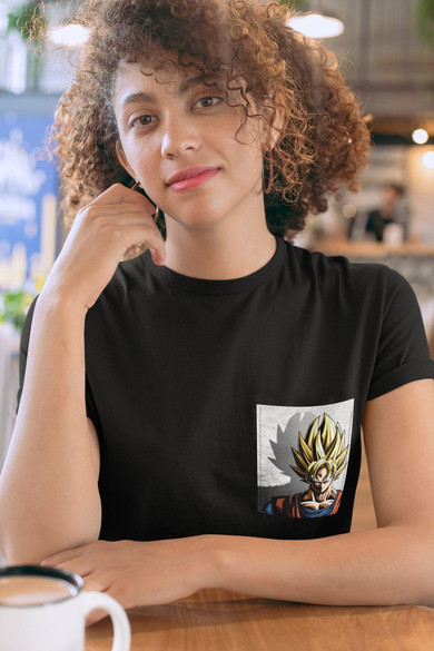 Koszulka z kieszonką DRAGON BALL SON GOKU 2