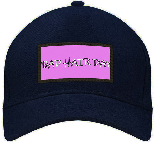 Czapka BAD HAIR DAY bejsbolówka z naszywką
