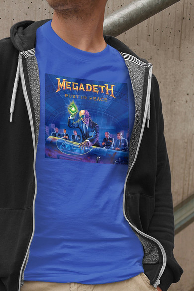 Koszulka z naszywką Megadeth Rust in...