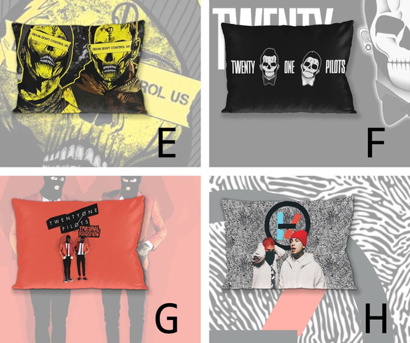 Zestaw 21 TWENTY ONE PILOTS poduszka+kubek+GRATIS!