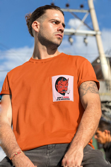Koszulka z kieszonką DONT PANIC IT'S ORGANIC