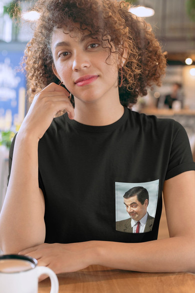 Koszulka z kieszonką JAŚ FASOLA MR BEAN