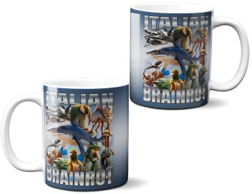 Kubek Italian Brainrot Ekipa Stworków włoskich brainrotów