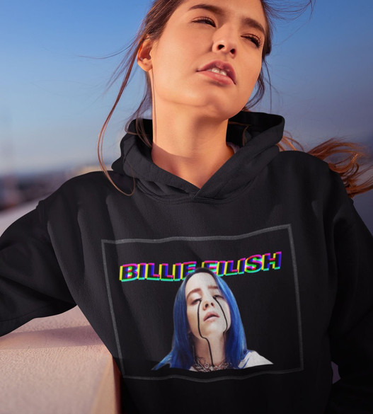 Bluza z naszywką BILLIE EILISH