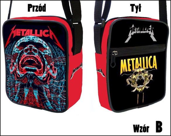 Torba Listonoszka METALLICA- OUTLET