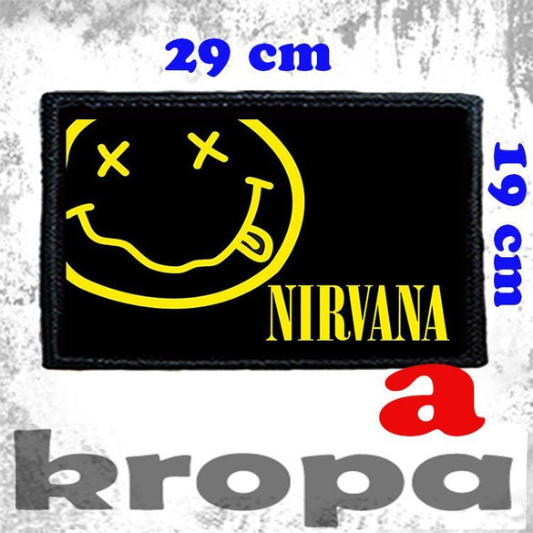 Naszywka duża na ubranie NIRVANA