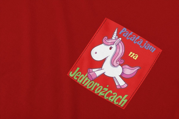 Koszulka z kieszonką  Patatajam na...