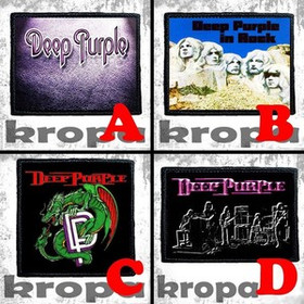 Naszywka DEEP PURPLE 10 x 10 cm  Dużo Wzorów!