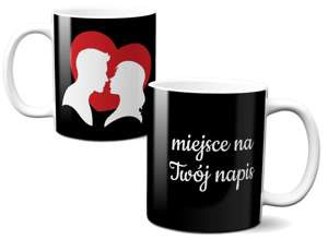 Kubek na Walentynki DODAJ NAPIS!
