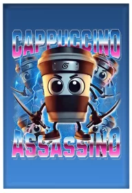 Magnes Italian Brainrot Cappuccino Assassino