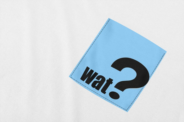 Koszulka z kieszonką WAT?